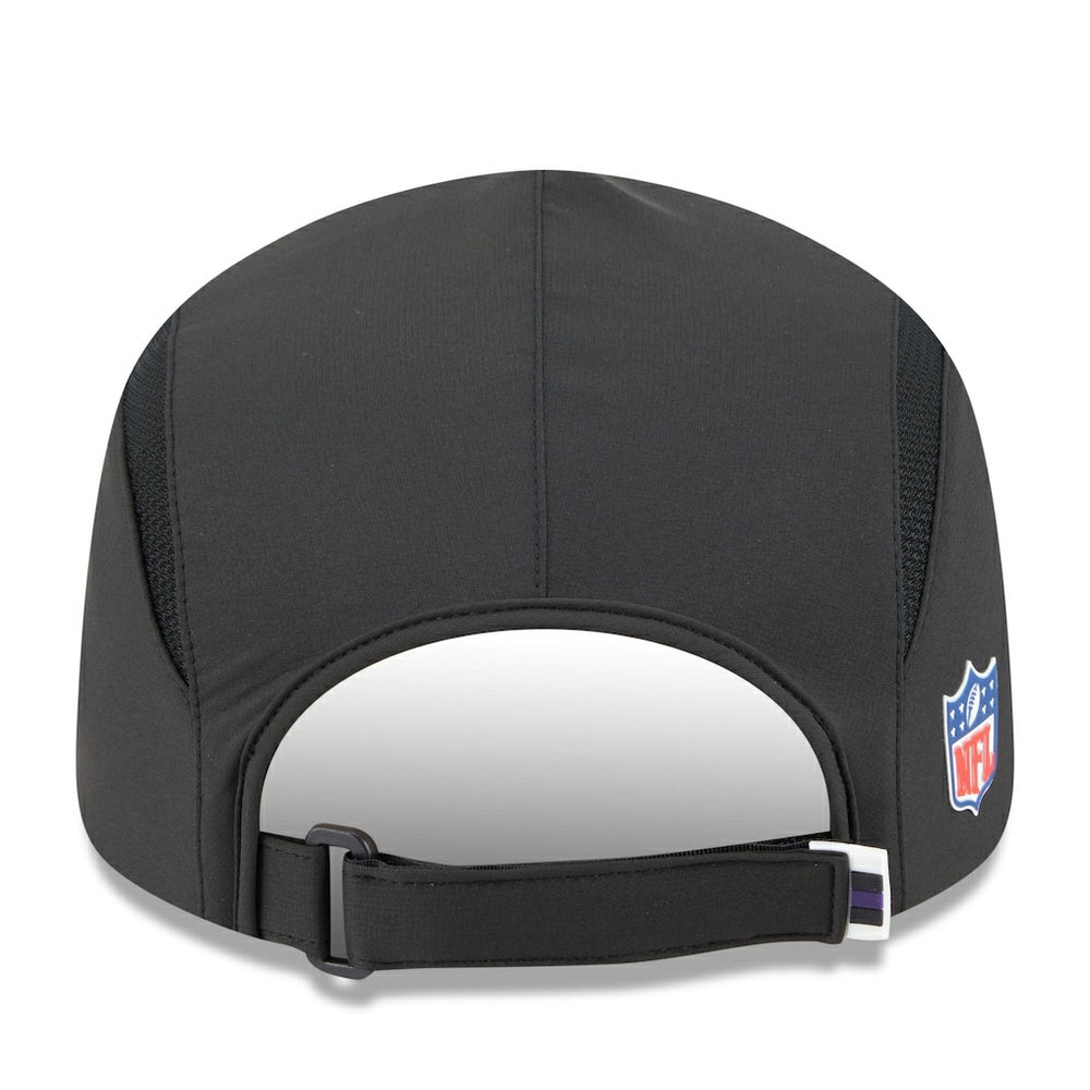 Baltimore Ravens New Era 2025 Sideline Runner Adjustable Hat - Black cheap