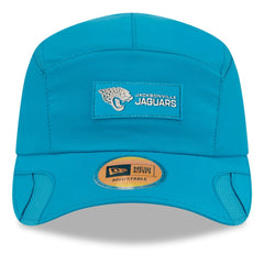 Jacksonville Jaguars New Era 2025 Sideline Runner Adjustable Hat - Teal discount