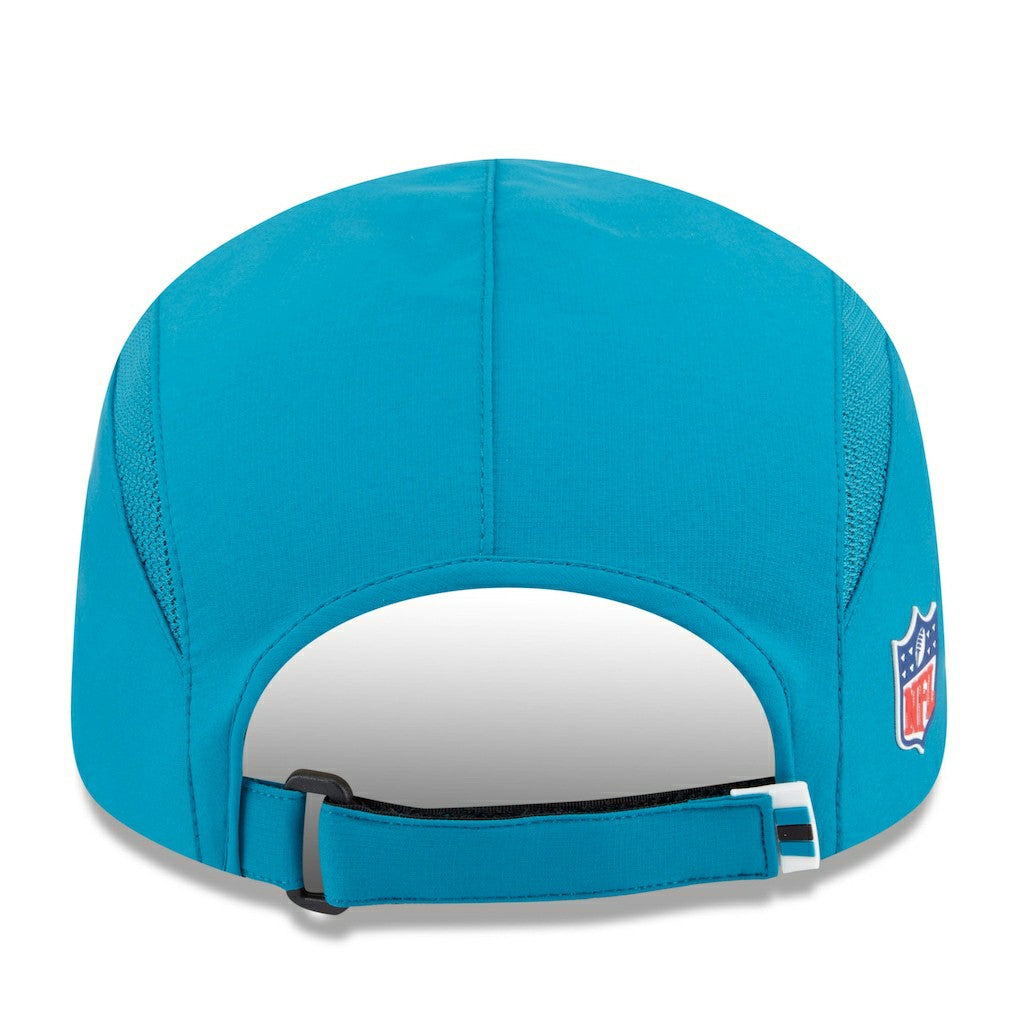 Jacksonville Jaguars New Era 2025 Sideline Runner Adjustable Hat - Teal discount
