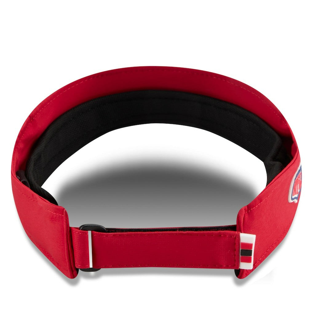 San Francisco 49ers New Era 2025 Sideline Visor - Scarlet on sale