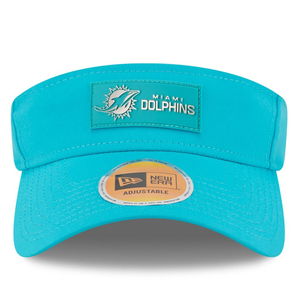 Miami Dolphins New Era 2025 Sideline Visor - Aqua for sale