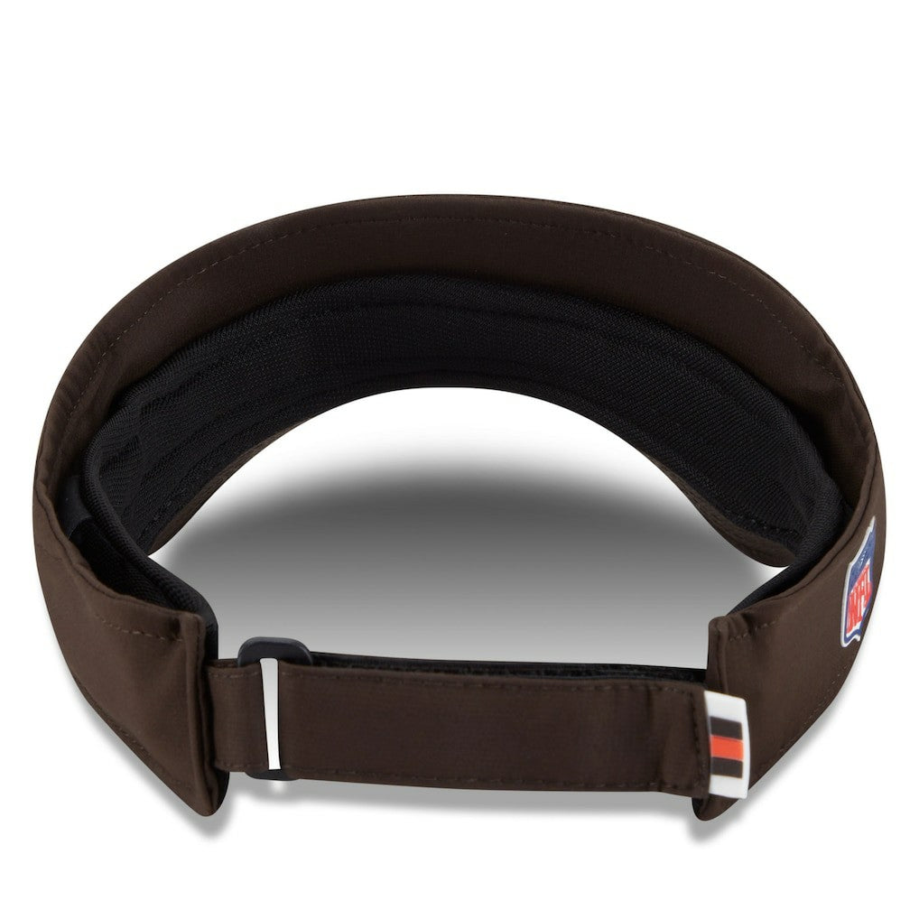 Cleveland Browns New Era 2025 Sideline Visor - Brown discount