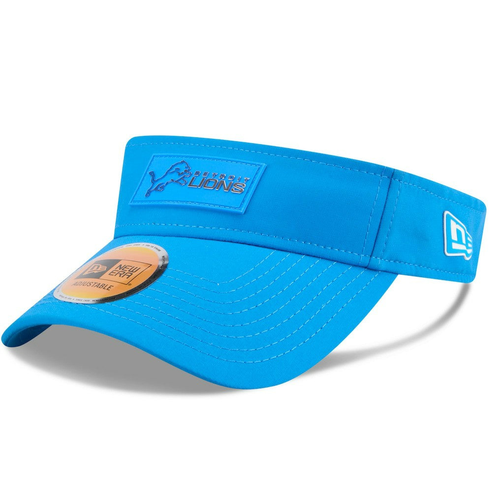 Detroit Lions New Era 2025 Sideline Visor - Blue on sale