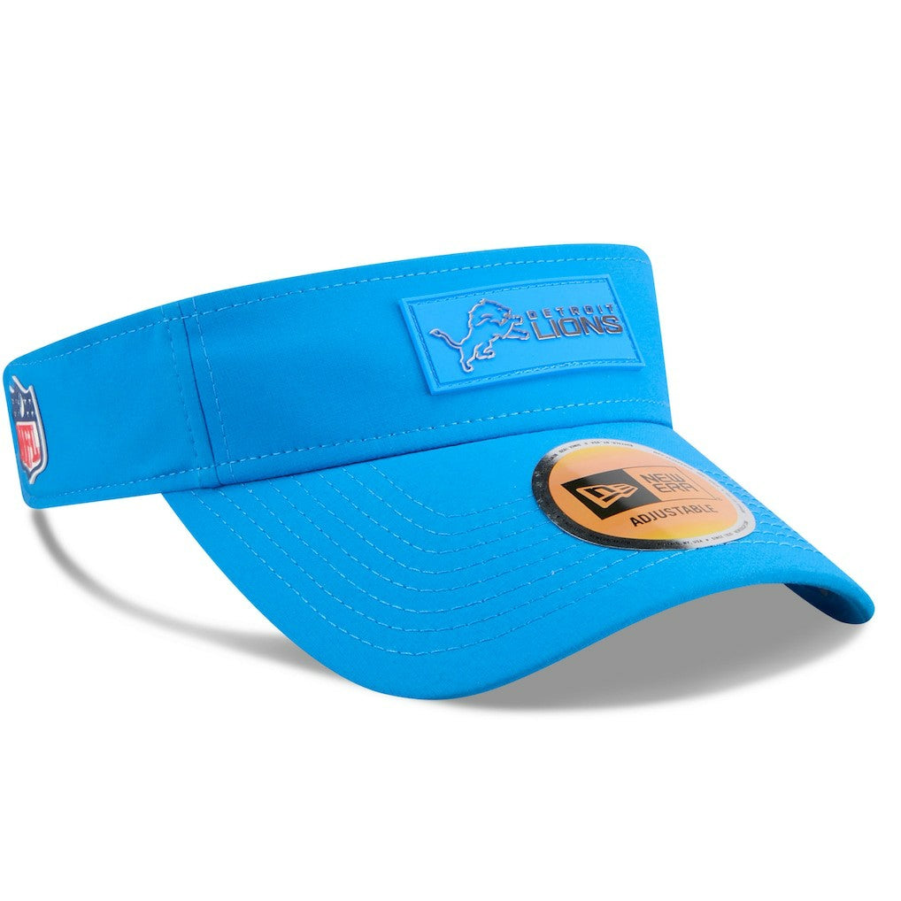 Detroit Lions New Era 2025 Sideline Visor - Blue on sale