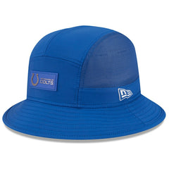 Indianapolis Colts New Era 2025 Sideline Bucket Hat - Royal discount