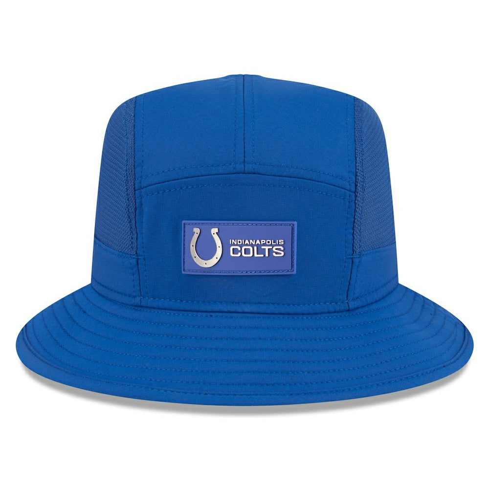 Indianapolis Colts New Era 2025 Sideline Bucket Hat - Royal discount