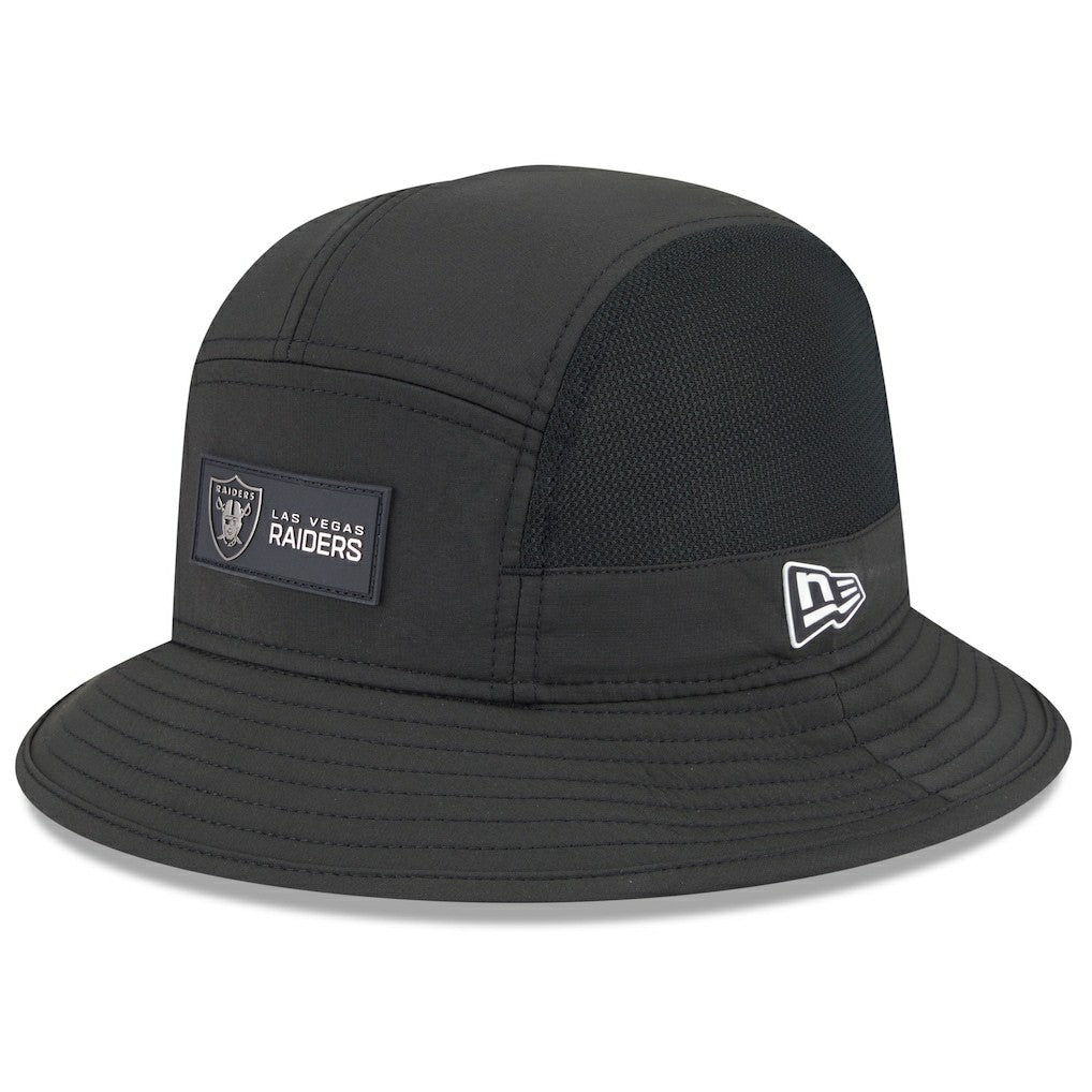 Las Vegas Raiders New Era 2025 Sideline Bucket Hat - Black for sale