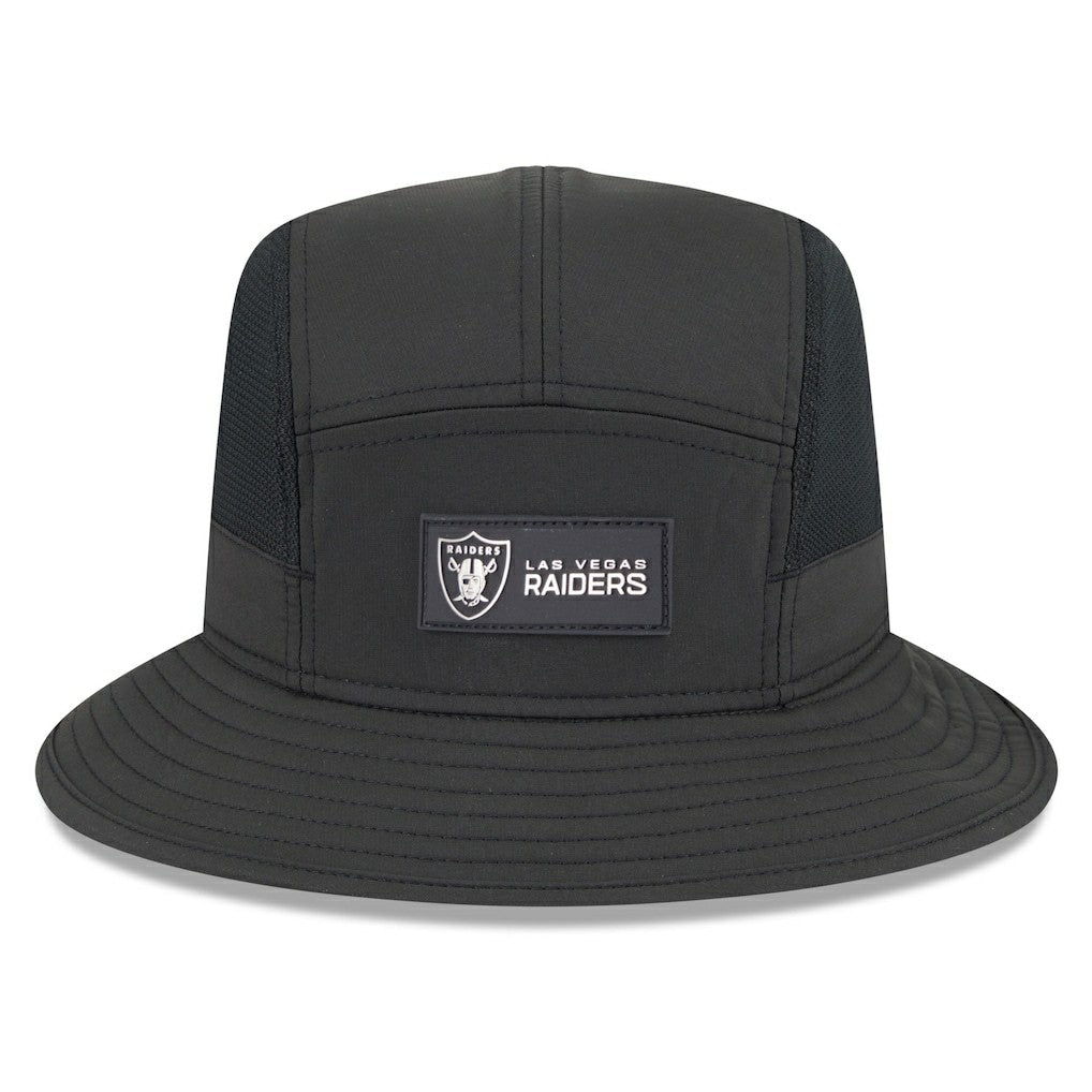 Las Vegas Raiders New Era 2025 Sideline Bucket Hat - Black for sale