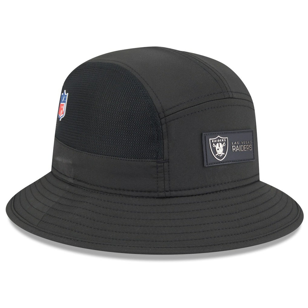 Las Vegas Raiders New Era 2025 Sideline Bucket Hat - Black for sale