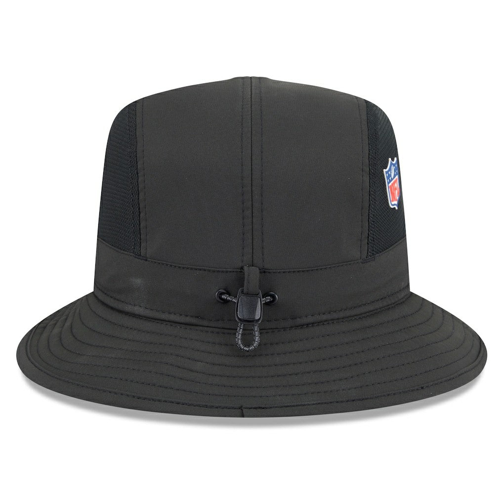 Las Vegas Raiders New Era 2025 Sideline Bucket Hat - Black for sale