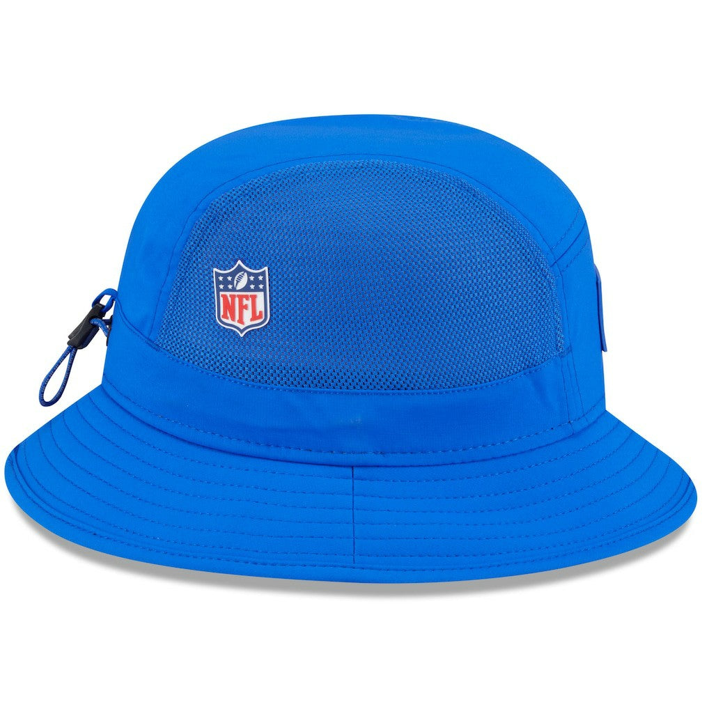 Los Angeles Rams New Era 2025 Sideline Bucket Hat - Royal discount