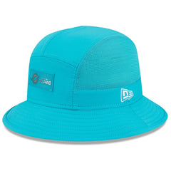 Miami Dolphins New Era 2025 Sideline Bucket Hat - Aqua on sale