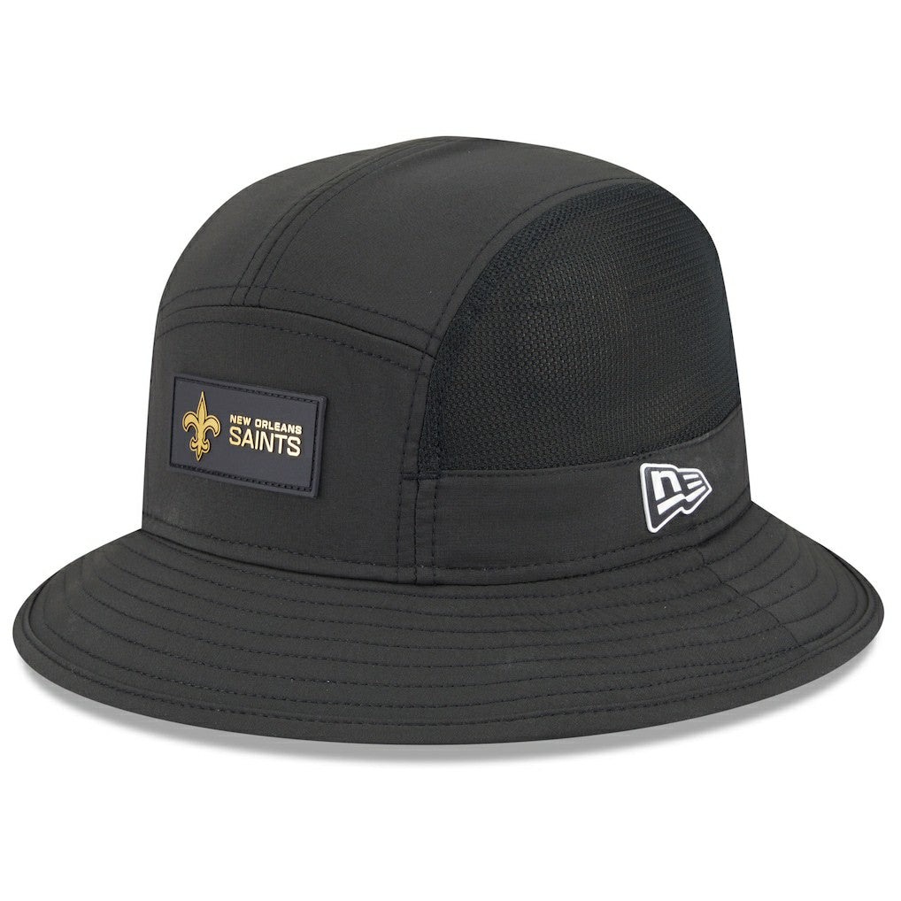 New Orleans Saints New Era 2025 Sideline Bucket Hat - Black on sale