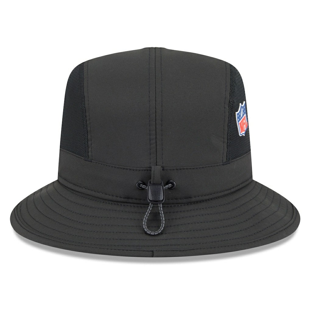 New Orleans Saints New Era 2025 Sideline Bucket Hat - Black on sale