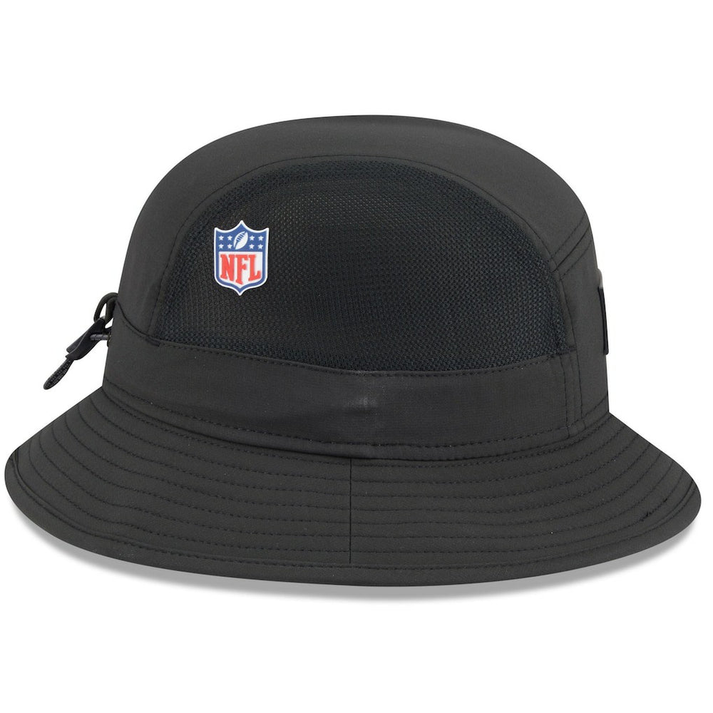 Pittsburgh Steelers New Era 2025 Sideline Bucket Hat - Black discount