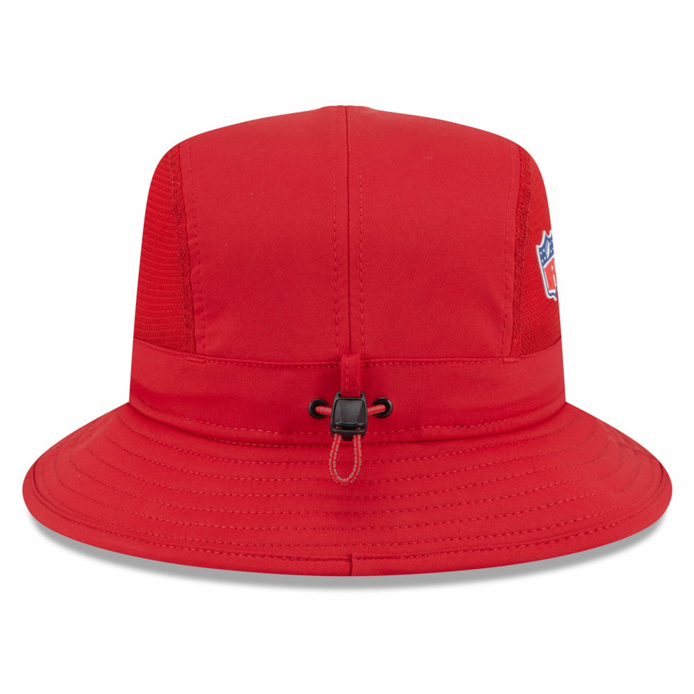 Tampa Bay Buccaneers New Era 2025 Sideline Bucket Hat - Red online