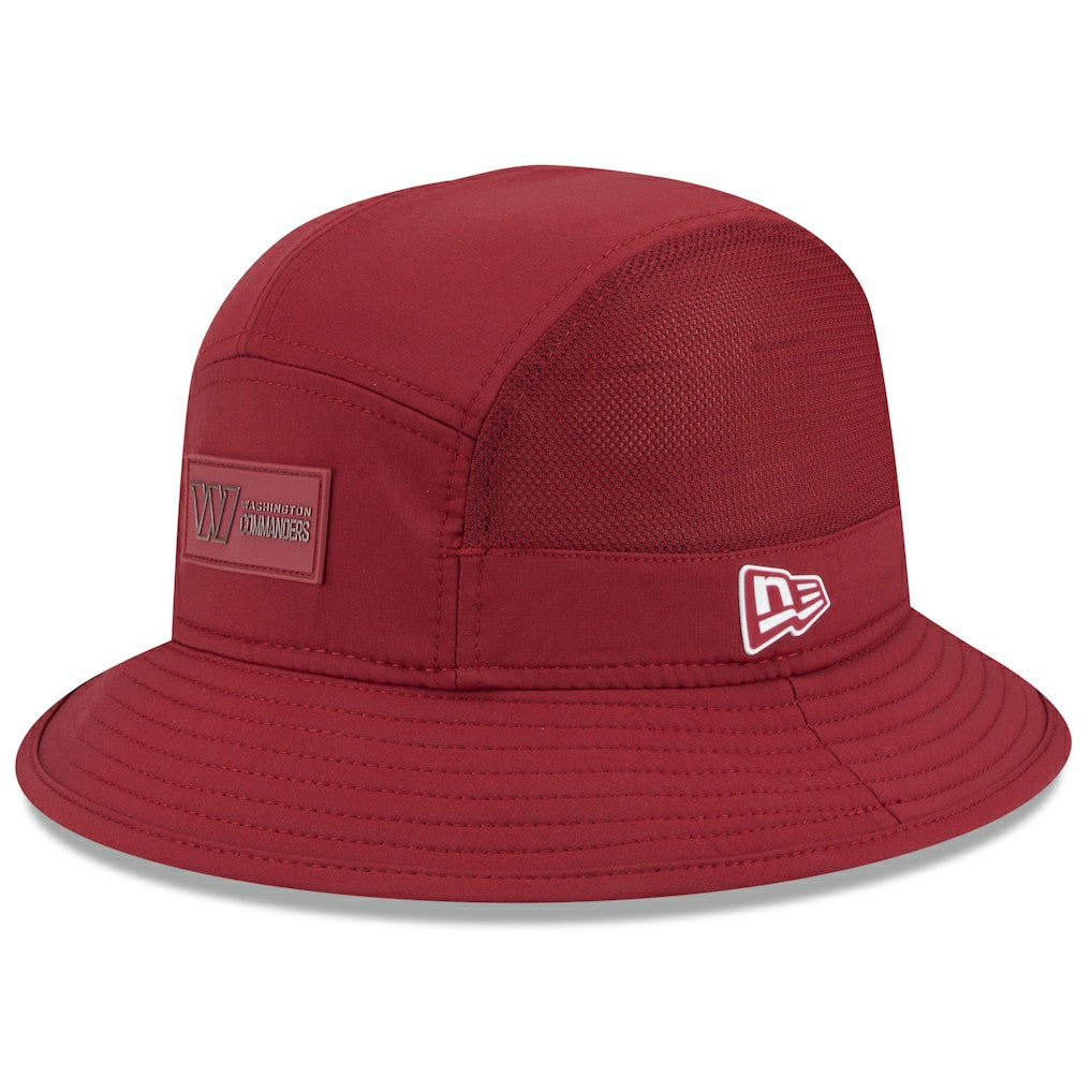 Washington Commanders New Era 2025 Sideline Bucket Hat - Burgundy sale