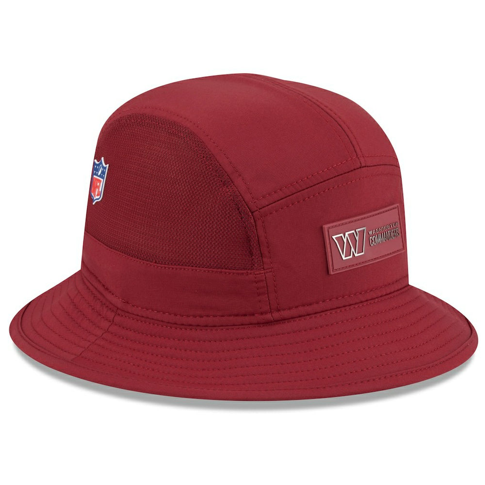 Washington Commanders New Era 2025 Sideline Bucket Hat - Burgundy sale