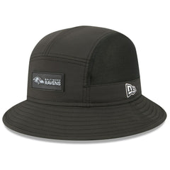 Baltimore Ravens New Era 2025 Sideline Bucket Hat - Black for sale