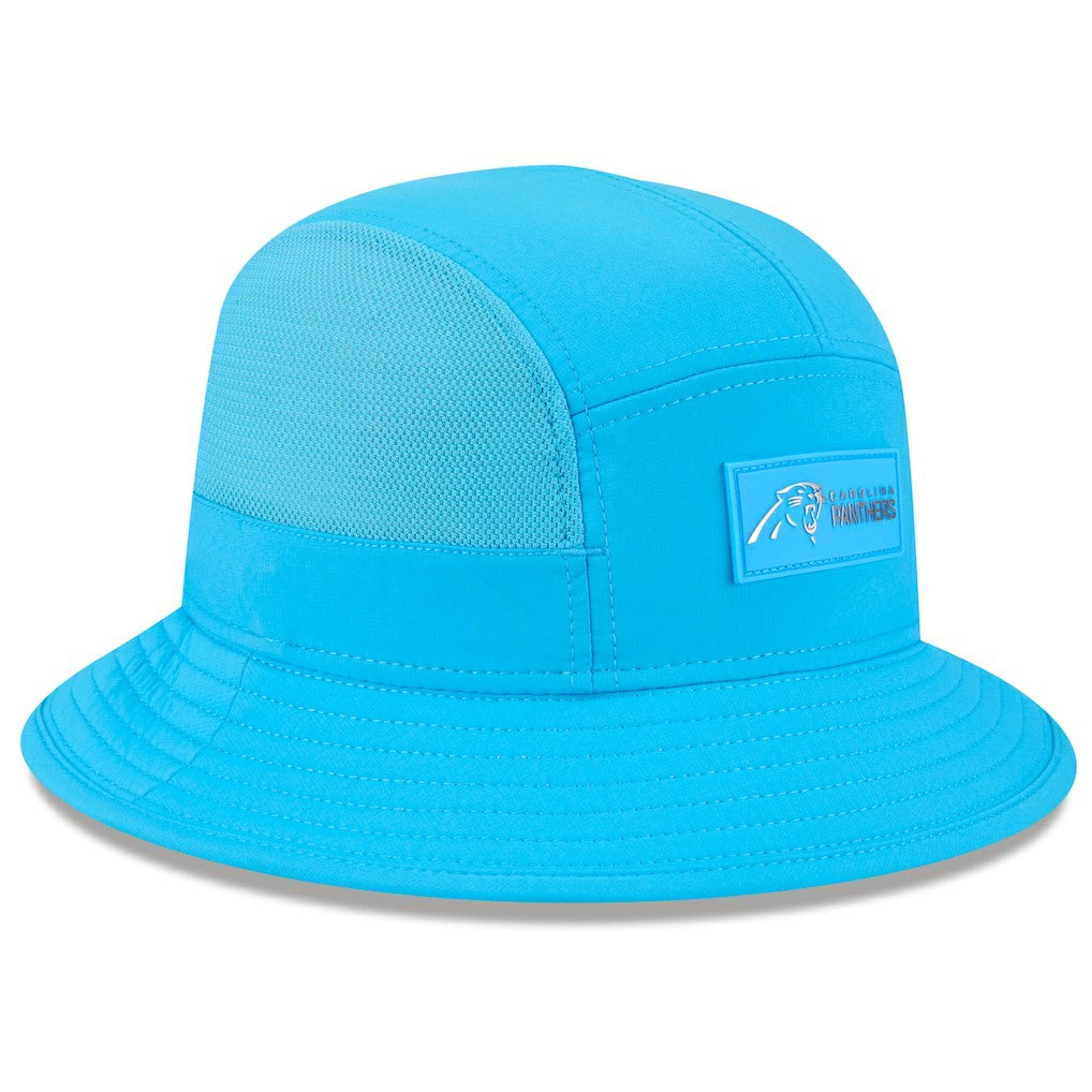 Carolina Panthers New Era 2025 Sideline Bucket Hat - Blue outlet