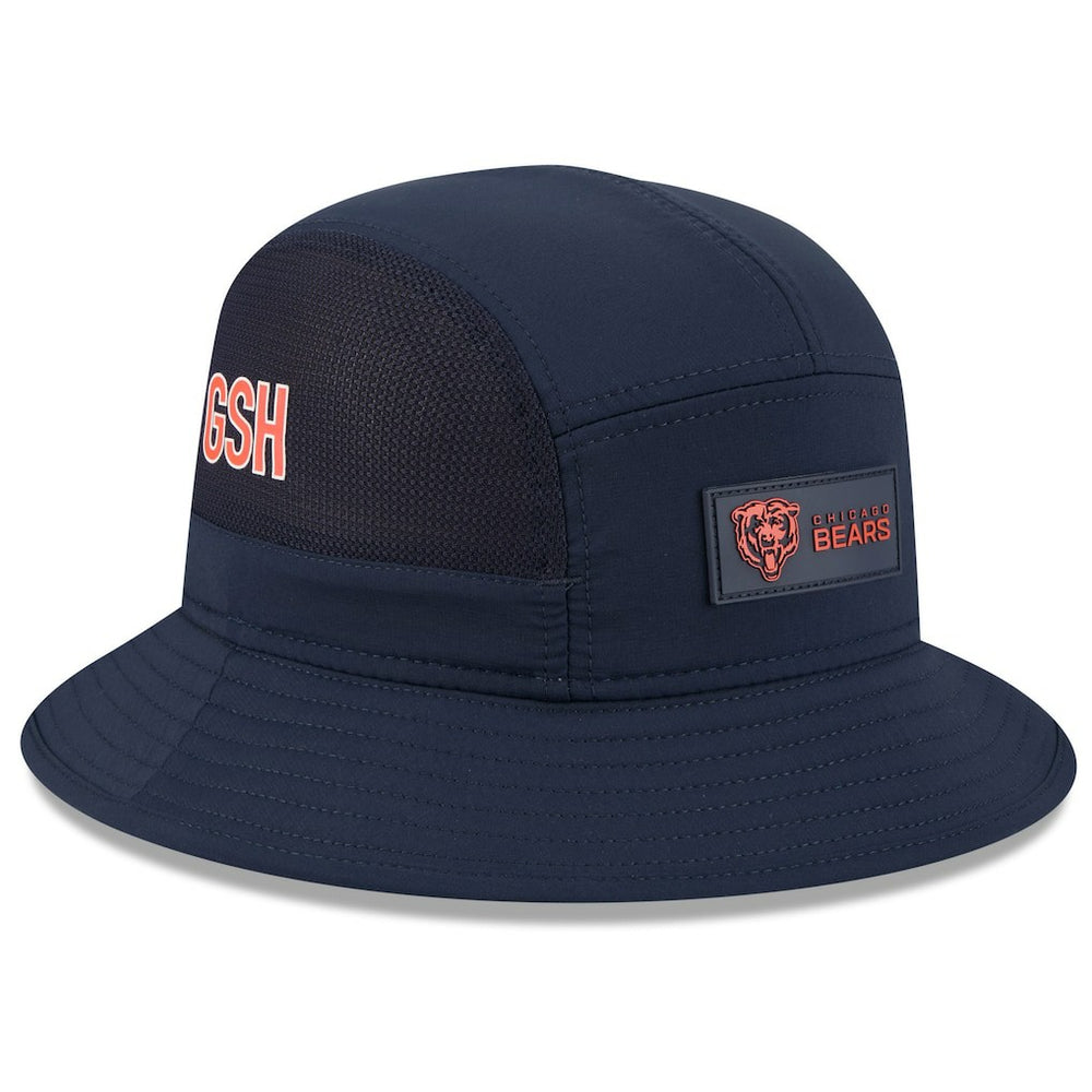 Chicago Bears New Era 2025 Sideline Bucket Hat - Navy sale