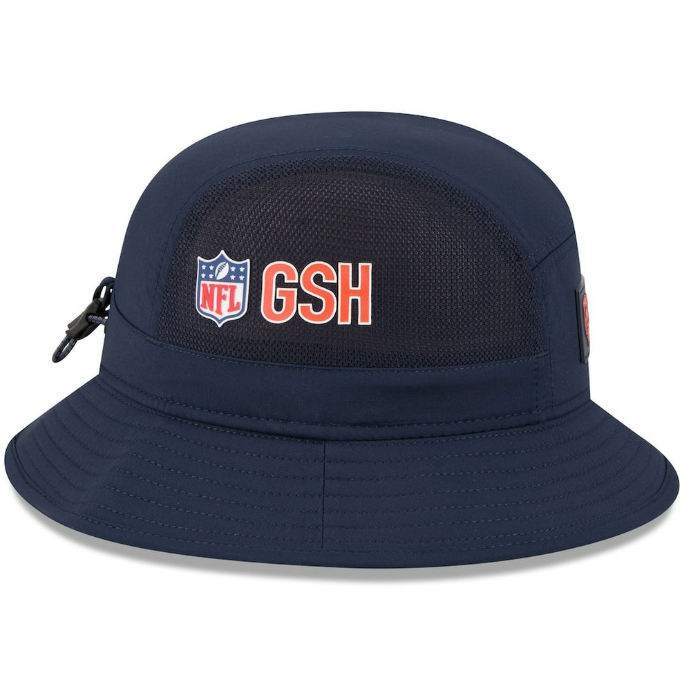 Chicago Bears New Era 2025 Sideline Bucket Hat - Navy sale