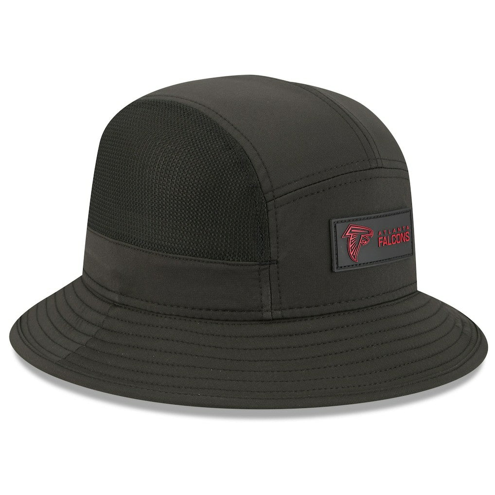 Atlanta Falcons New Era 2025 Sideline Bucket Hat - Black for sale