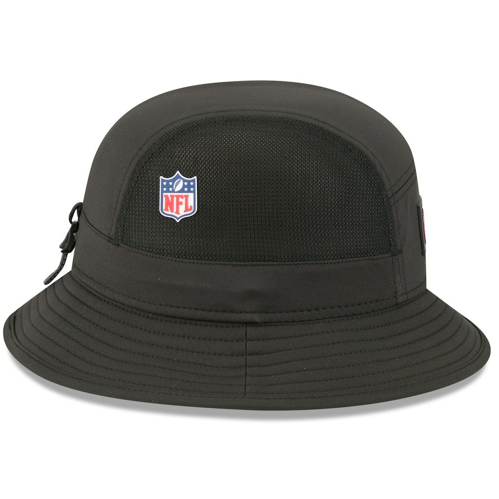 Atlanta Falcons New Era 2025 Sideline Bucket Hat - Black for sale