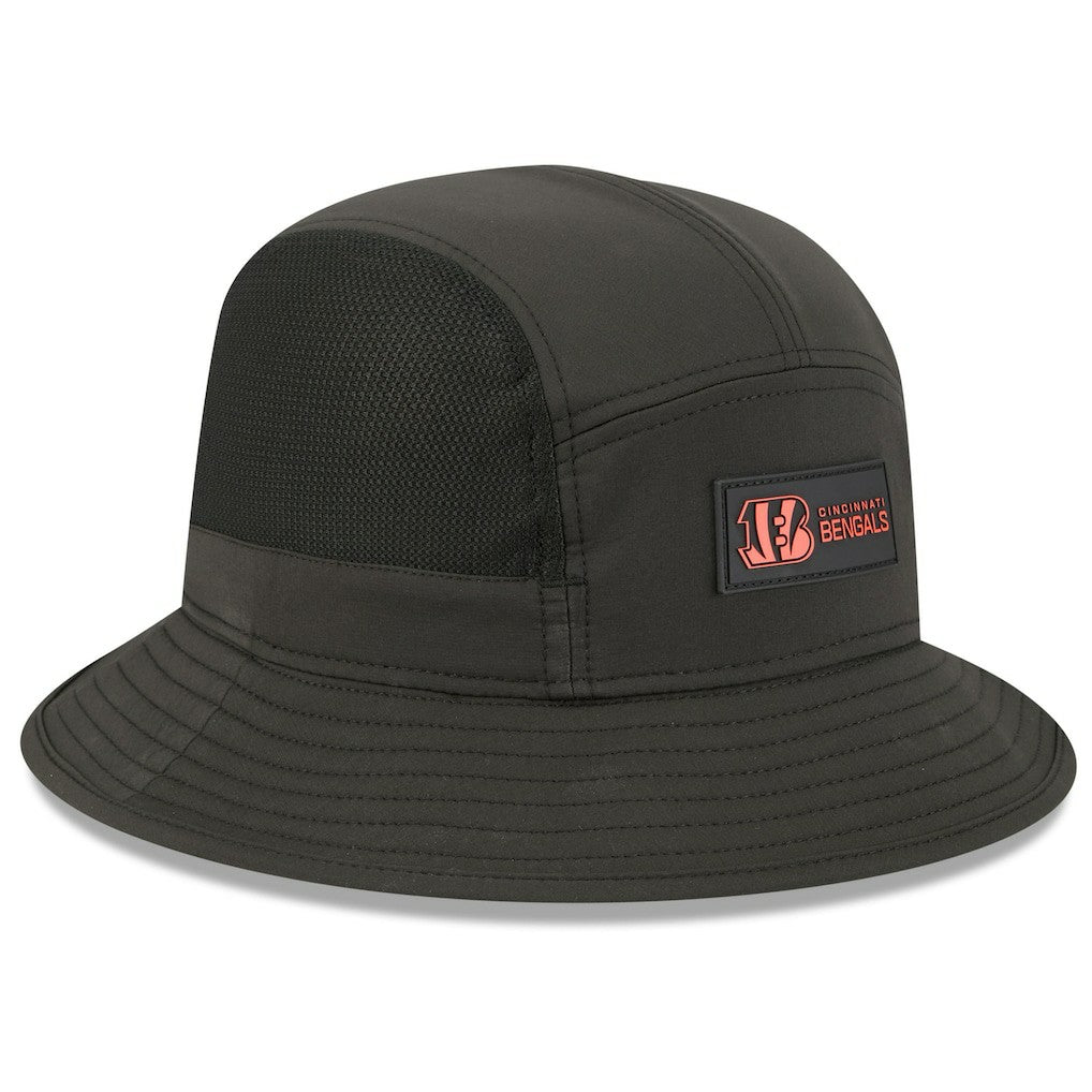Cincinnati Bengals New Era 2025 Sideline Bucket Hat - Black for sale