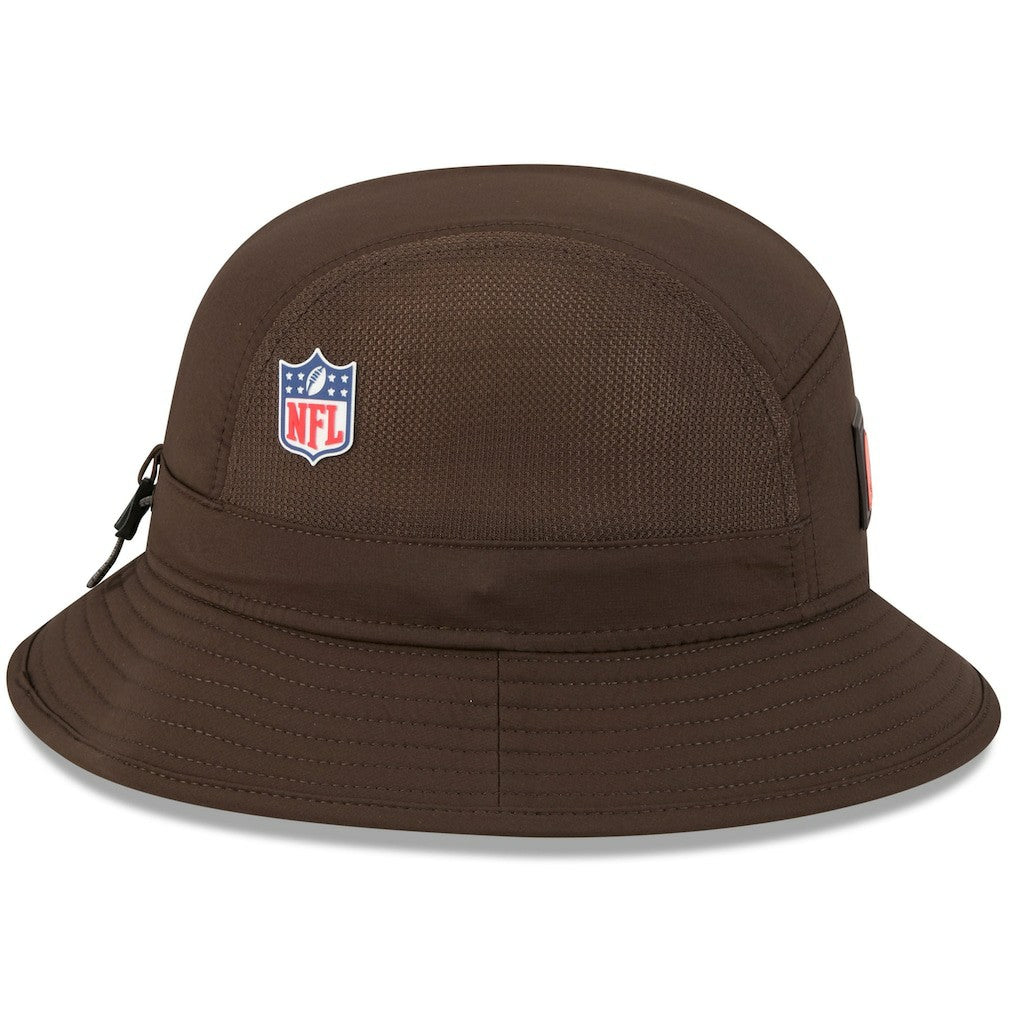 Cleveland Browns New Era 2025 Sideline Bucket Hat - Brown discount