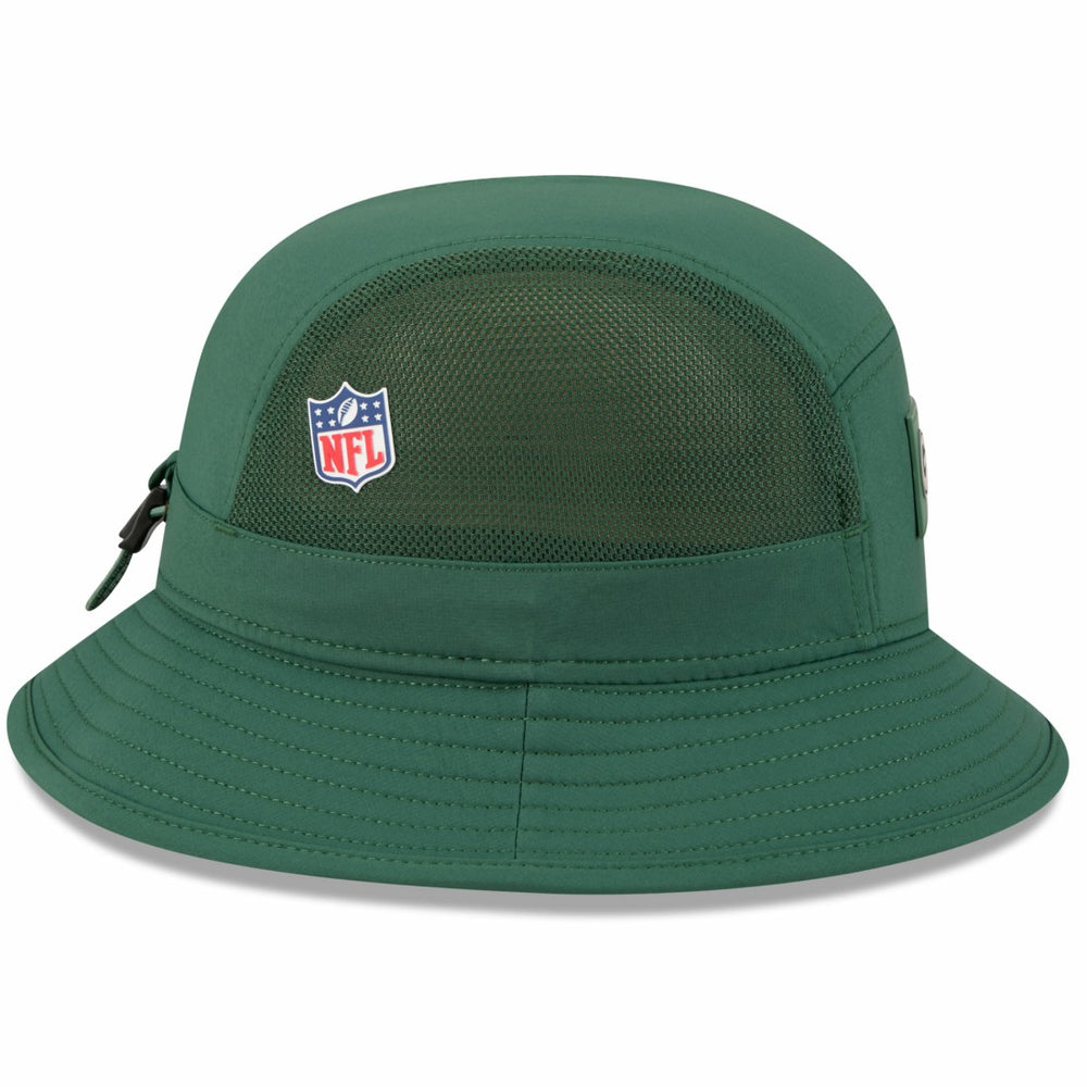 Green Bay Packers New Era 2025 Sideline Bucket Hat - Green cheap