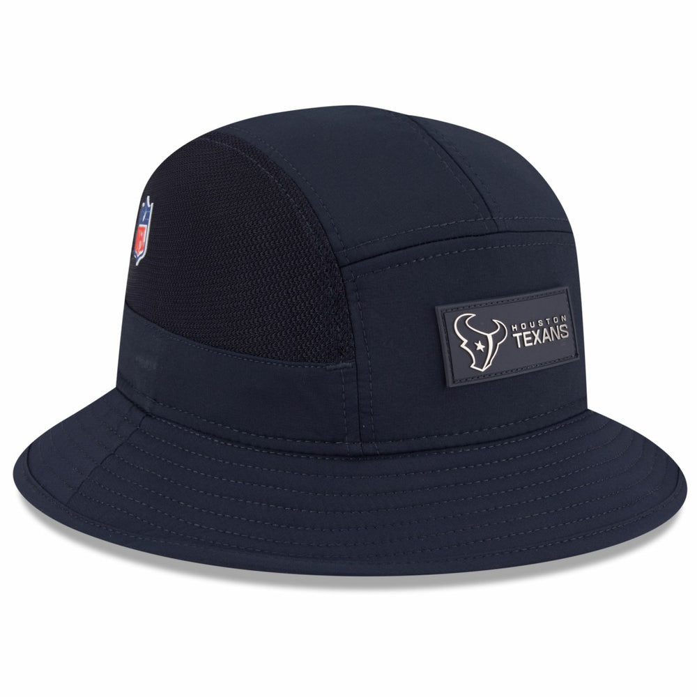 Houston Texans New Era 2025 Sideline Bucket Hat - Navy on sale