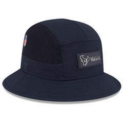 Houston Texans New Era 2025 Sideline Bucket Hat - Navy on sale