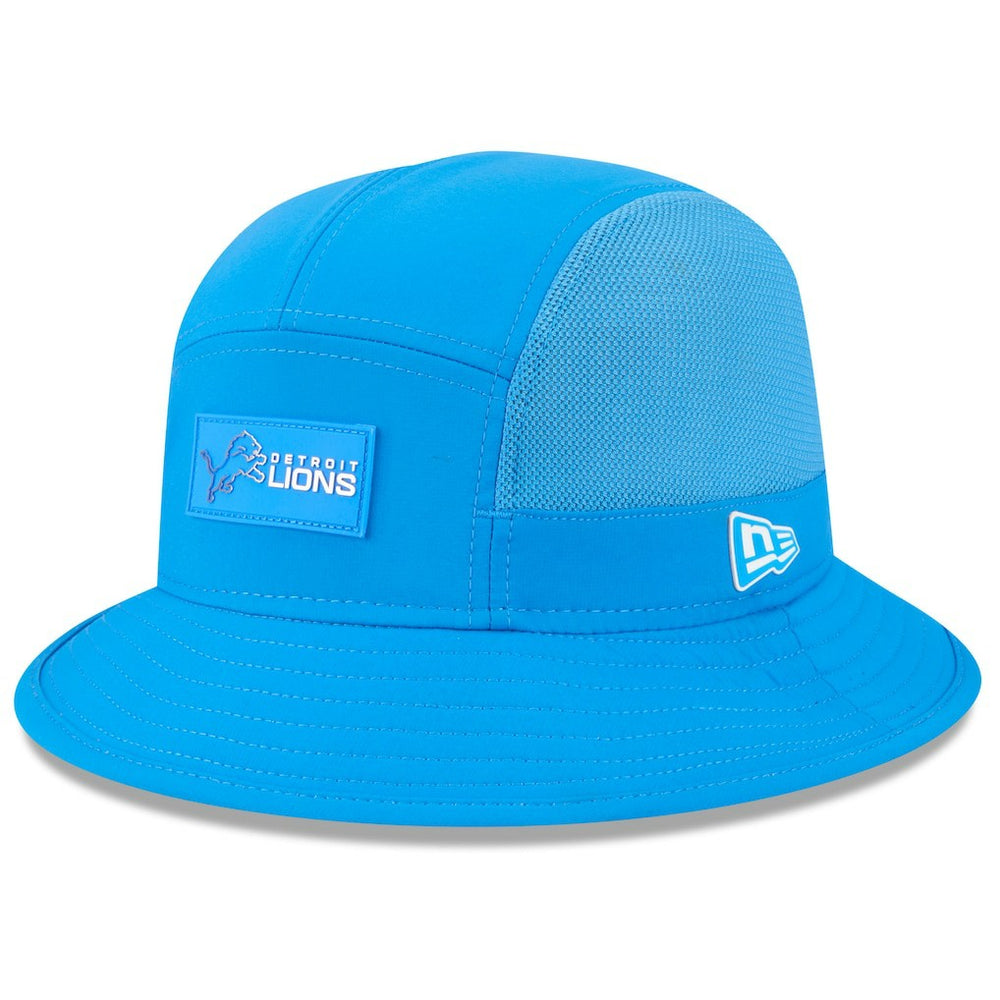 Detroit Lions New Era 2025 Sideline Bucket Hat - Blue on sale