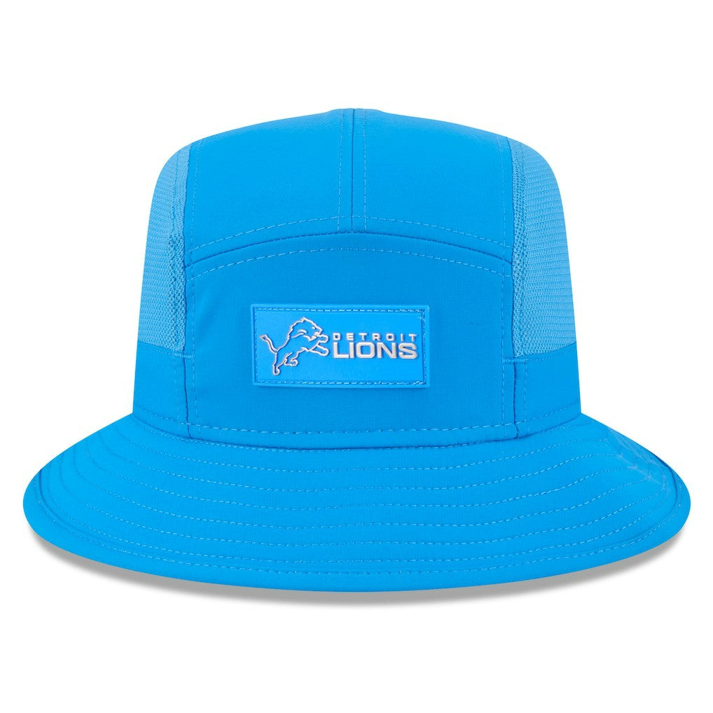 Detroit Lions New Era 2025 Sideline Bucket Hat - Blue on sale