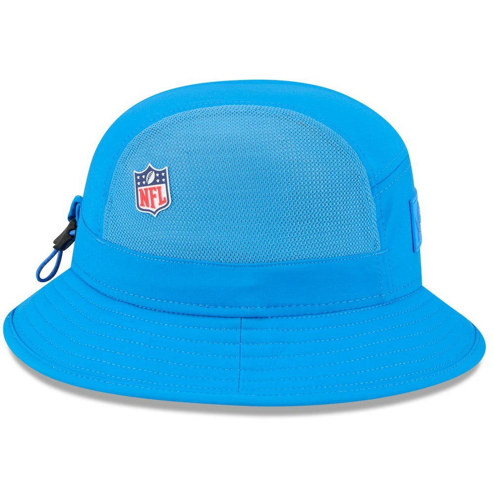 Detroit Lions New Era 2025 Sideline Bucket Hat - Blue on sale