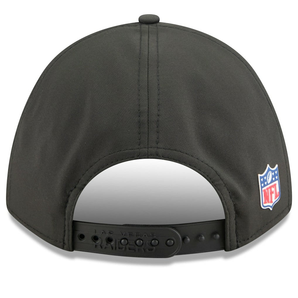 Las Vegas Raiders New Era Youth 2025 Sideline 9FORTY Adjustable Hat - Black cheap