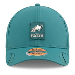 Philadelphia Eagles New Era Youth 2025 Sideline M-Crown 9FORTY Adjustable Hat - Midnight Green on sale