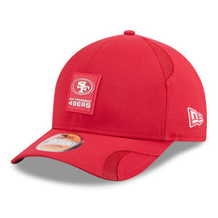 San Francisco 49ers New Era Youth 2025 Sideline 9FORTY Adjustable Hat - Scarlet cheap