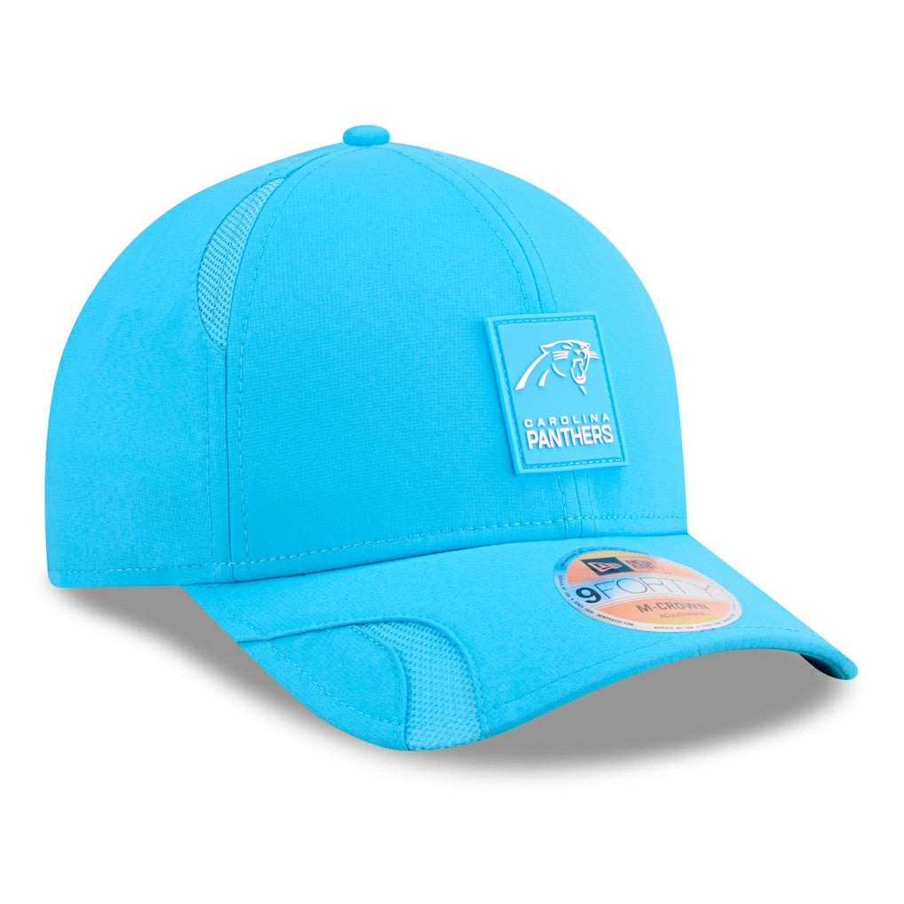 Carolina Panthers New Era Youth 2025 Sideline 9FORTY Adjustable Hat - Blue online