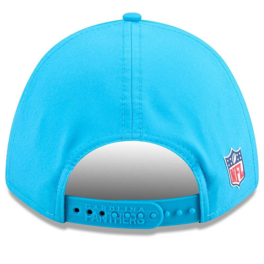 Carolina Panthers New Era Youth 2025 Sideline 9FORTY Adjustable Hat - Blue online