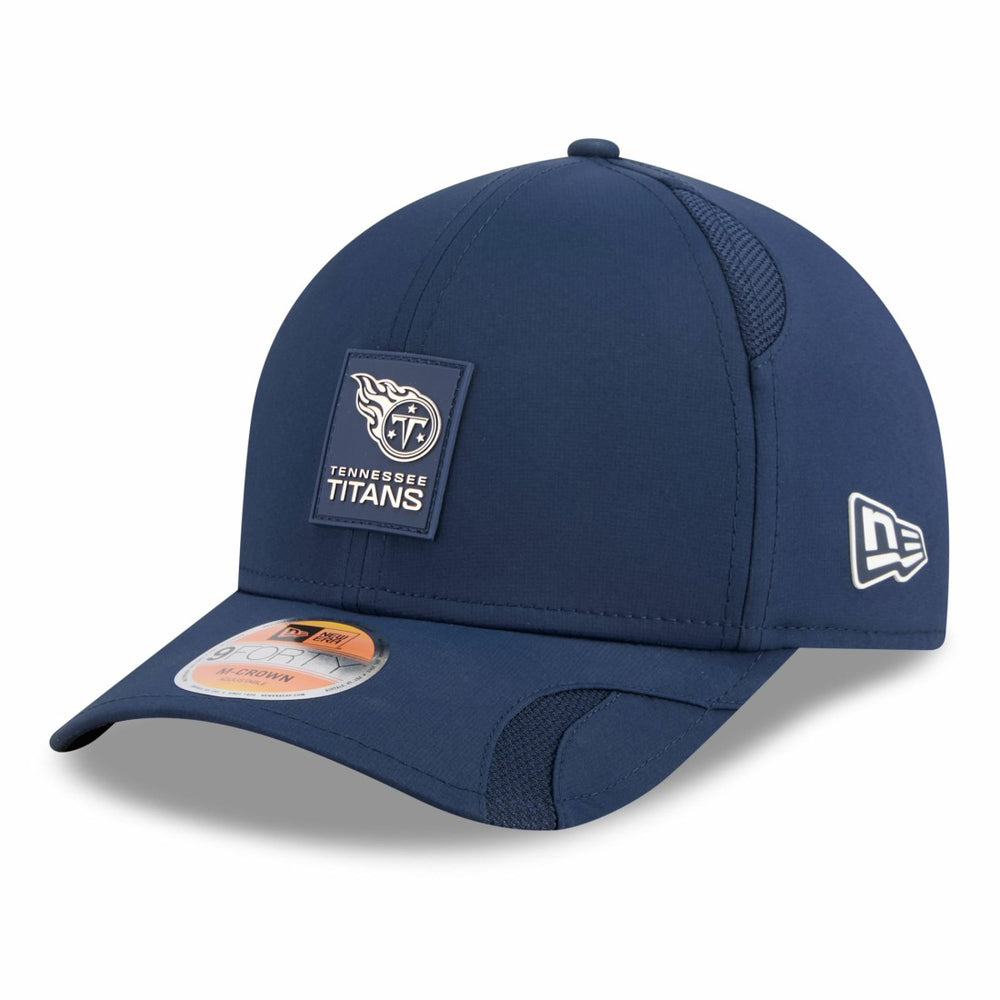 Tennessee Titans New Era Youth 2025 Sideline 9FORTY Adjustable Hat - Navy cheap