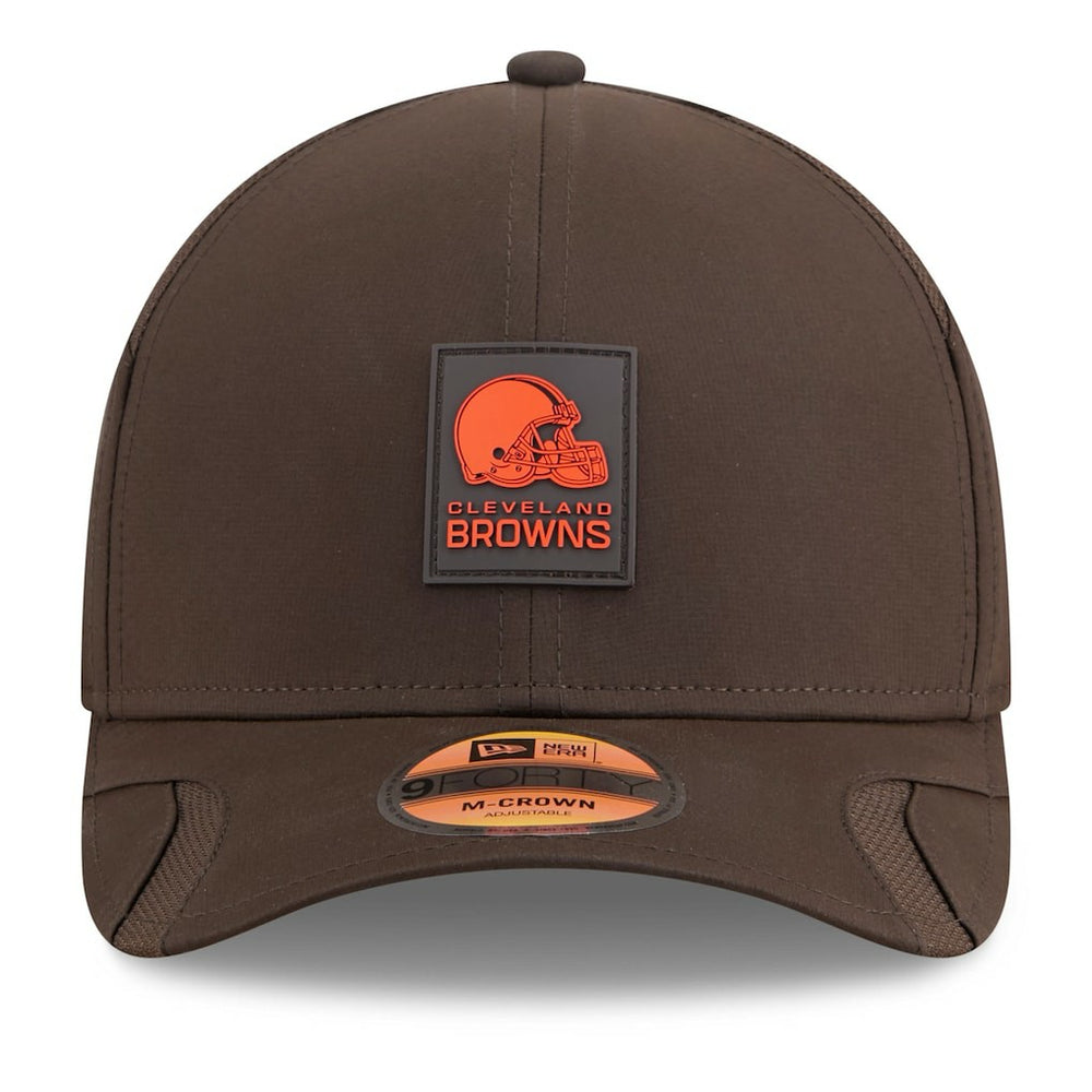 Cleveland Browns New Era Youth 2025 Sideline 9FORTY Adjustable Hat - Brown for sale