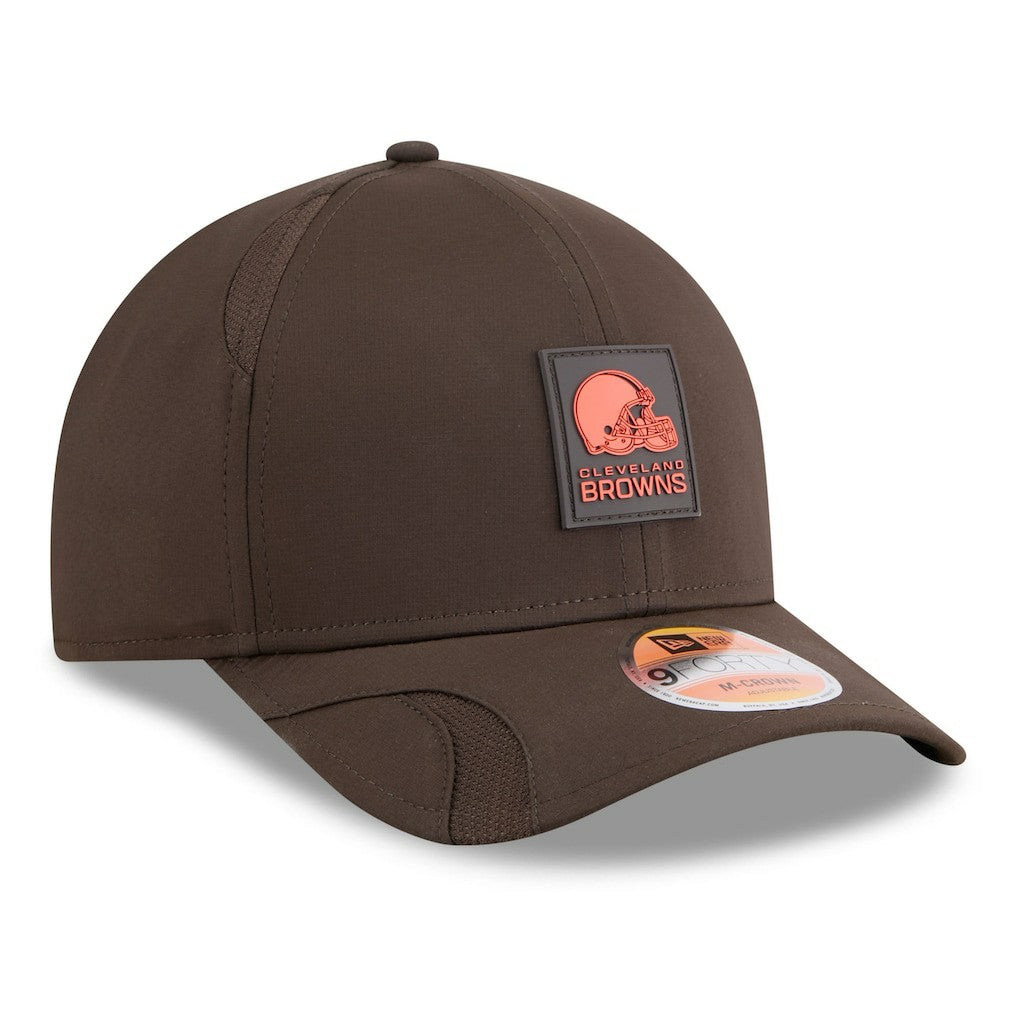 Cleveland Browns New Era Youth 2025 Sideline 9FORTY Adjustable Hat - Brown for sale