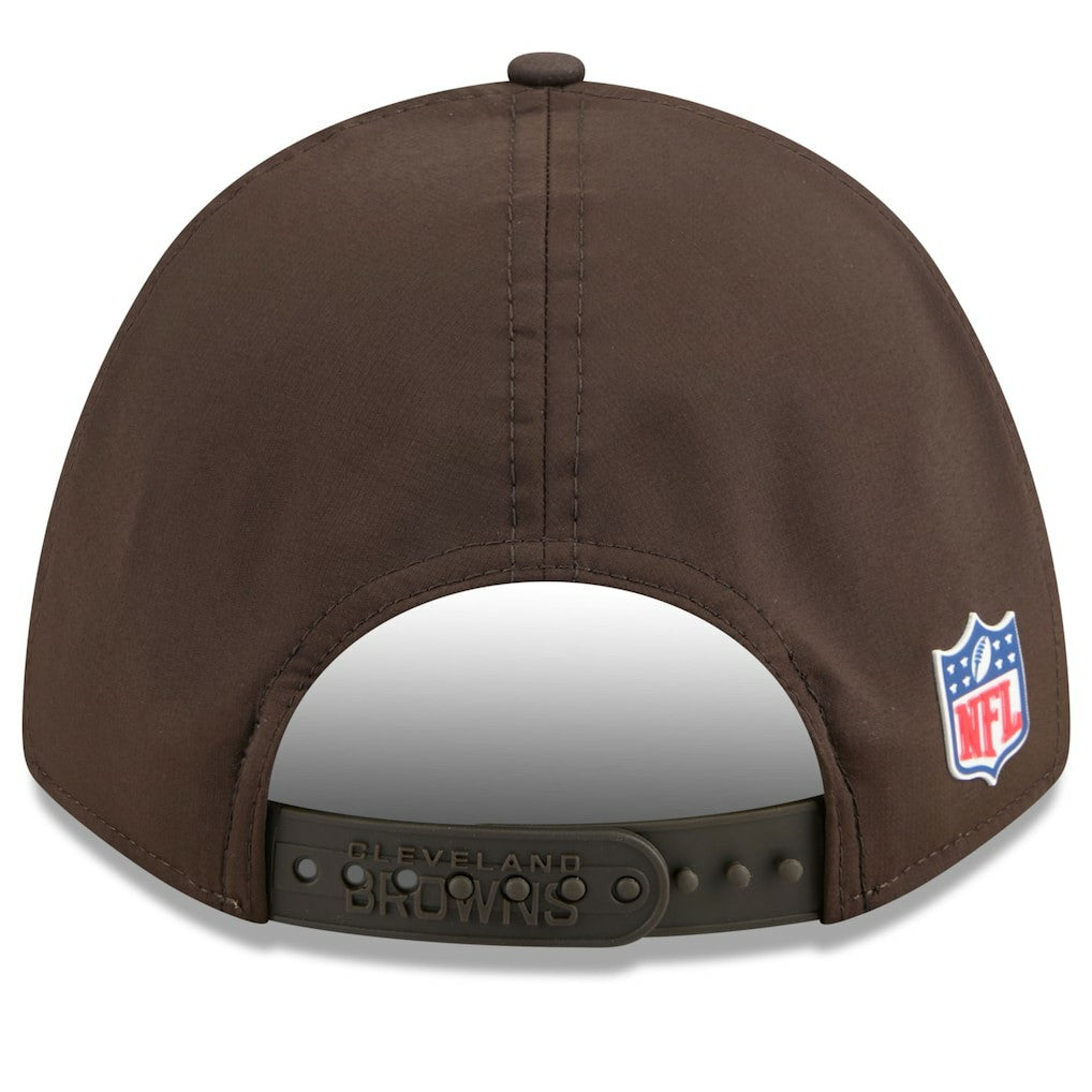 Cleveland Browns New Era Youth 2025 Sideline 9FORTY Adjustable Hat - Brown for sale