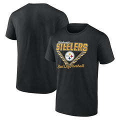 Pittsburgh Steelers Steel City Football T-Shirt - Black cheap