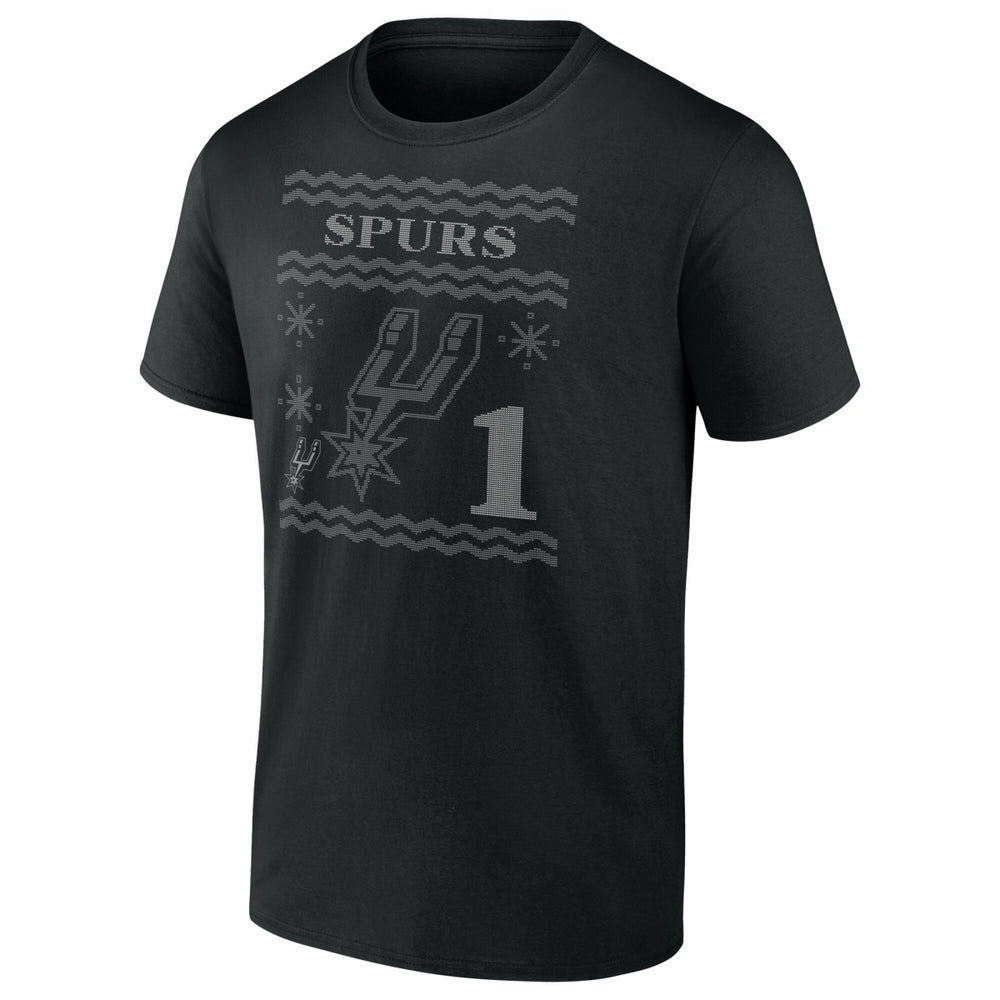 Victor Wembanyama San Antonio Spurs Ugly Sweater Name & Number T-Shirt - Black shop