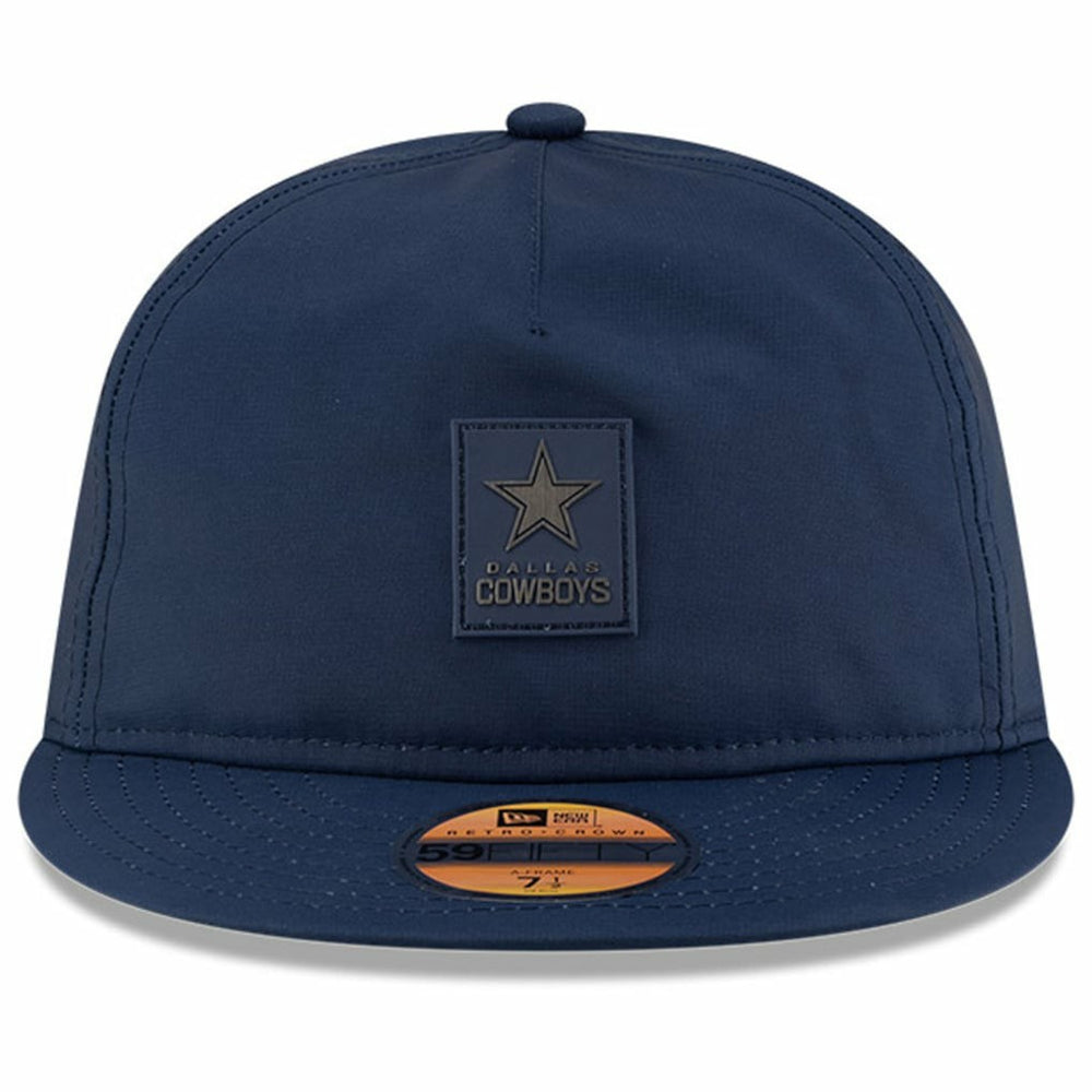 Dallas Cowboys New Era 2025 Sideline Retro Crown 59FIFTY Fitted Hat - Navy for sale