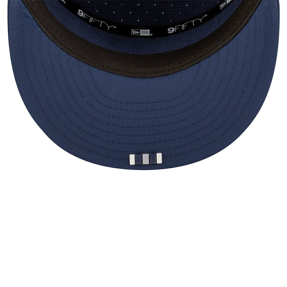 Dallas Cowboys New Era 2025 Sideline Throwback Split Panel 9FIFTY Snapback Hat - Navy sale