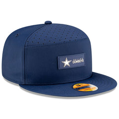 Dallas Cowboys New Era 2025 Sideline Split Panel 9FIFTY Snapback Hat - Navy outlet